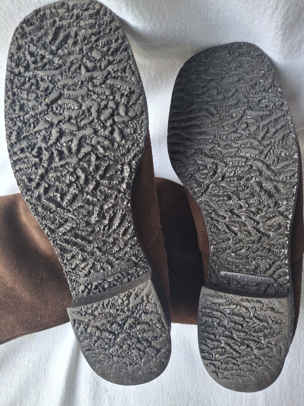 Women's Brown Suede Shearling-Lined Mid-Calf Boots - Picture 7 of 7